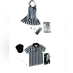 Couples Referee Costumes - Black and White